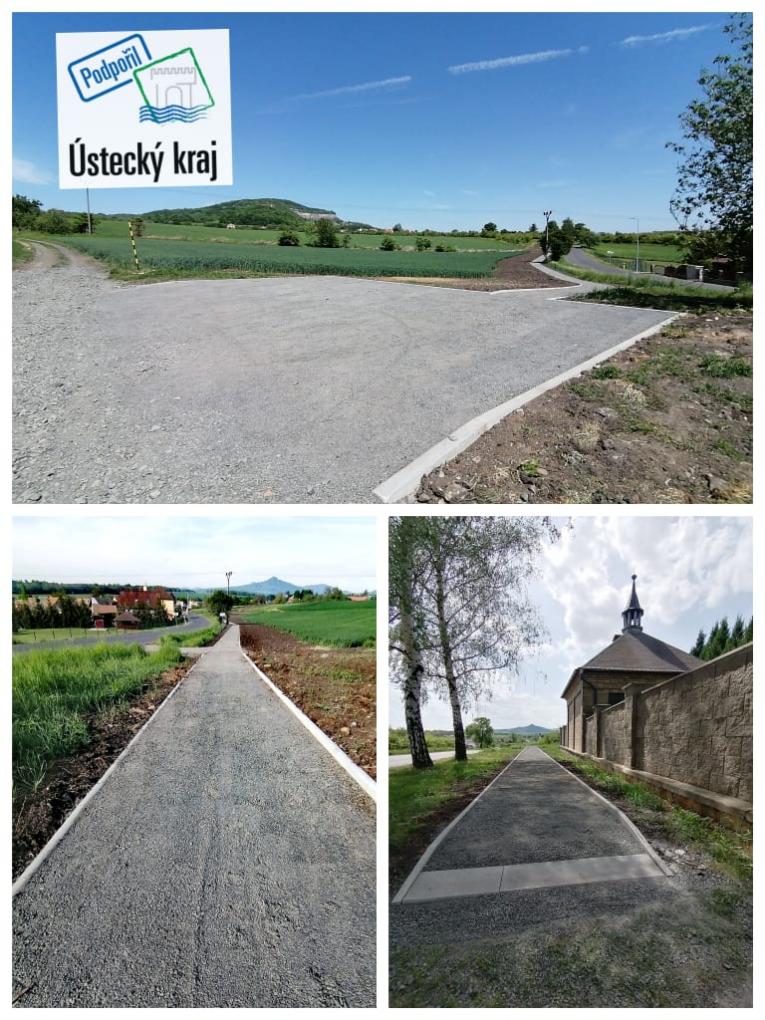 Chodník ke hřbitovu