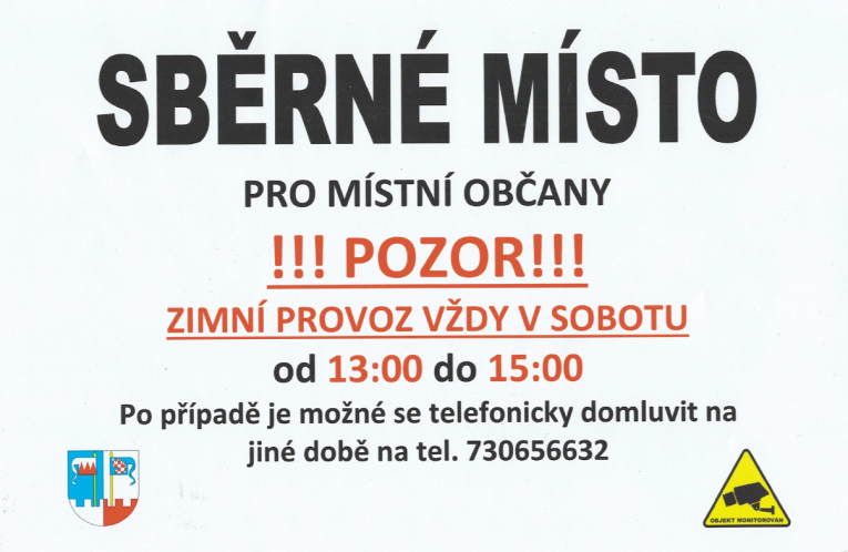Sběrné místo 2021