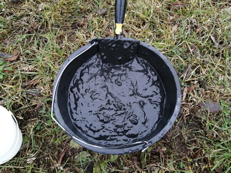 Odběr sedliny z nádrže 