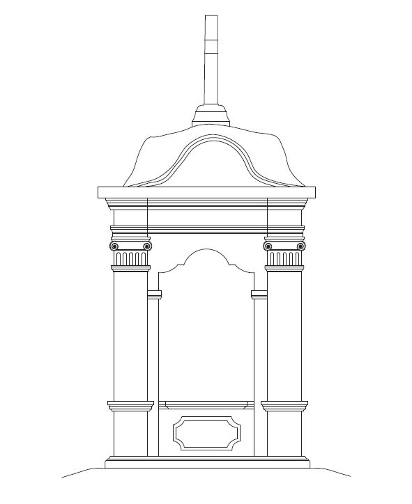Kaple na Opuce - návrh vzhledu 